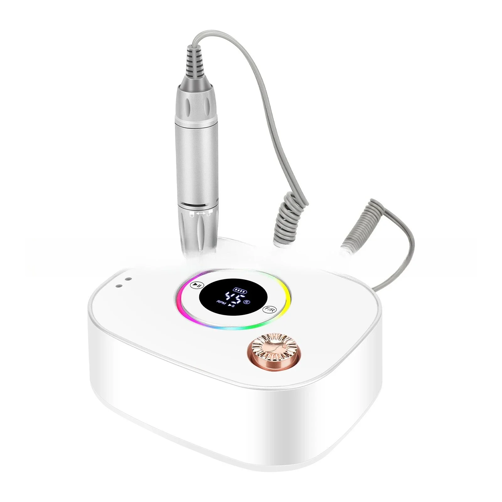 

Colorful light strip 45000 speed small desktop nail polisher