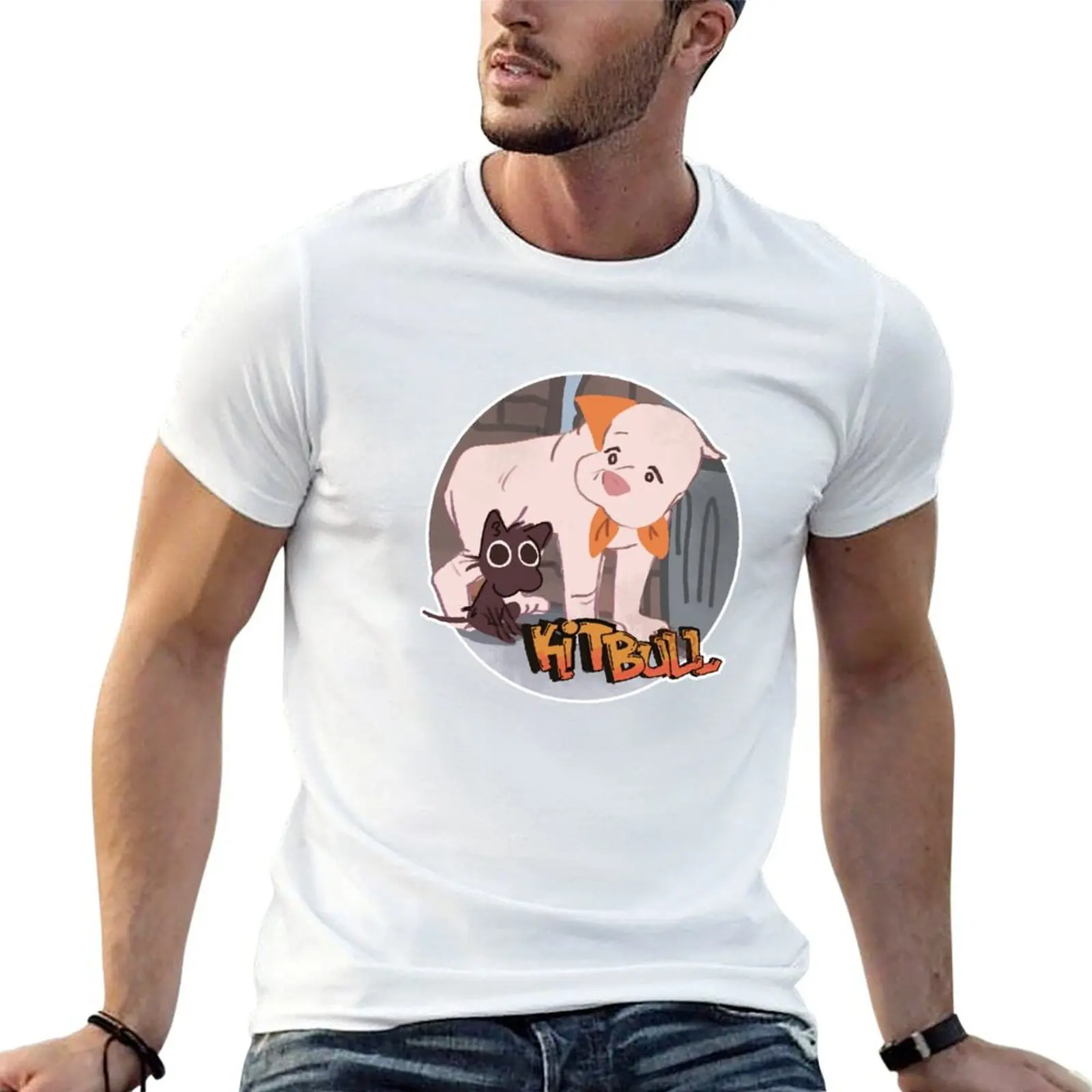 

Kitbull T-Shirt cotton t shirts high quality t shirts for man pack white T-Shirt