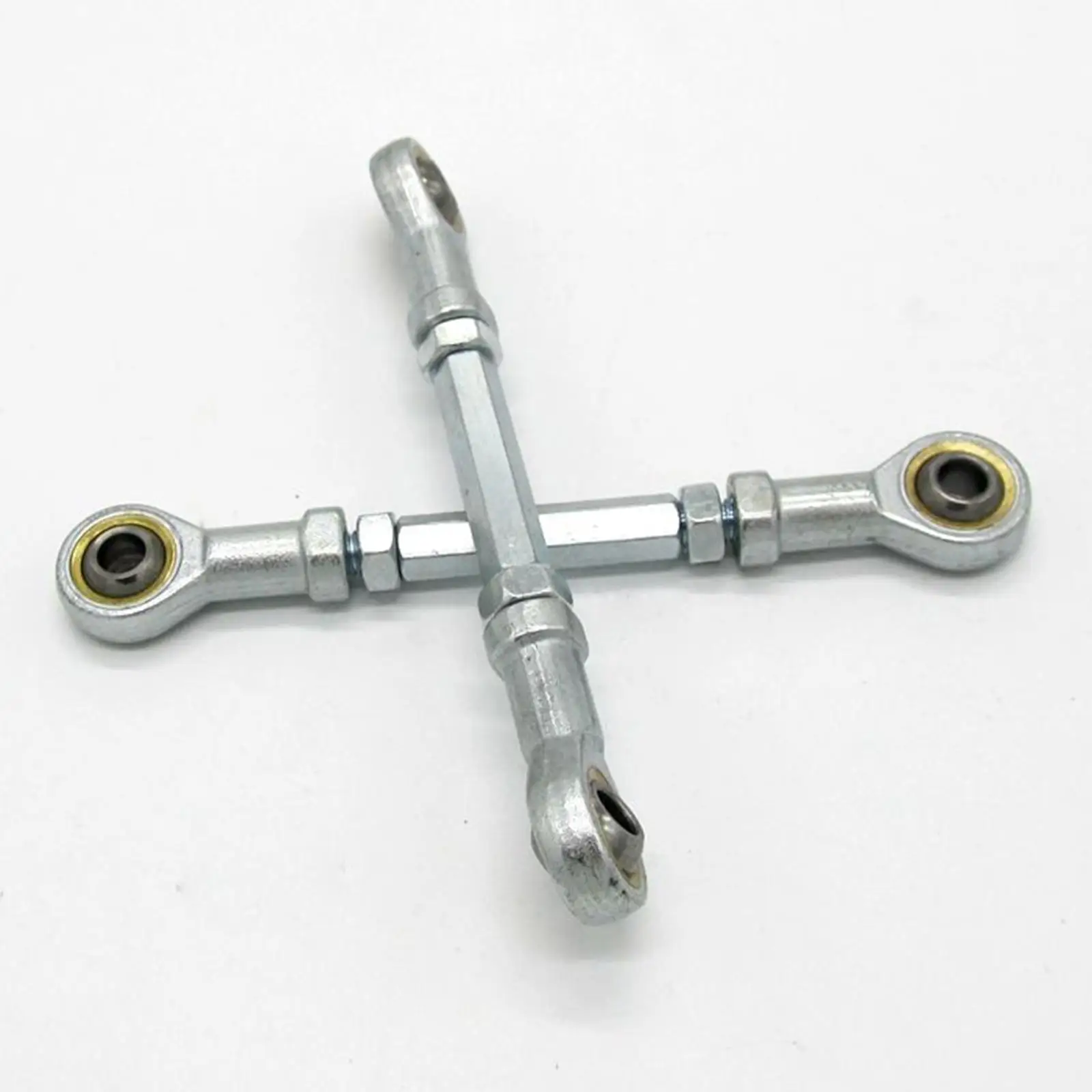 

2x Steering Shaft Tie Rods Kit, M8 with Hand Tie Rod Ball Joints for Electric