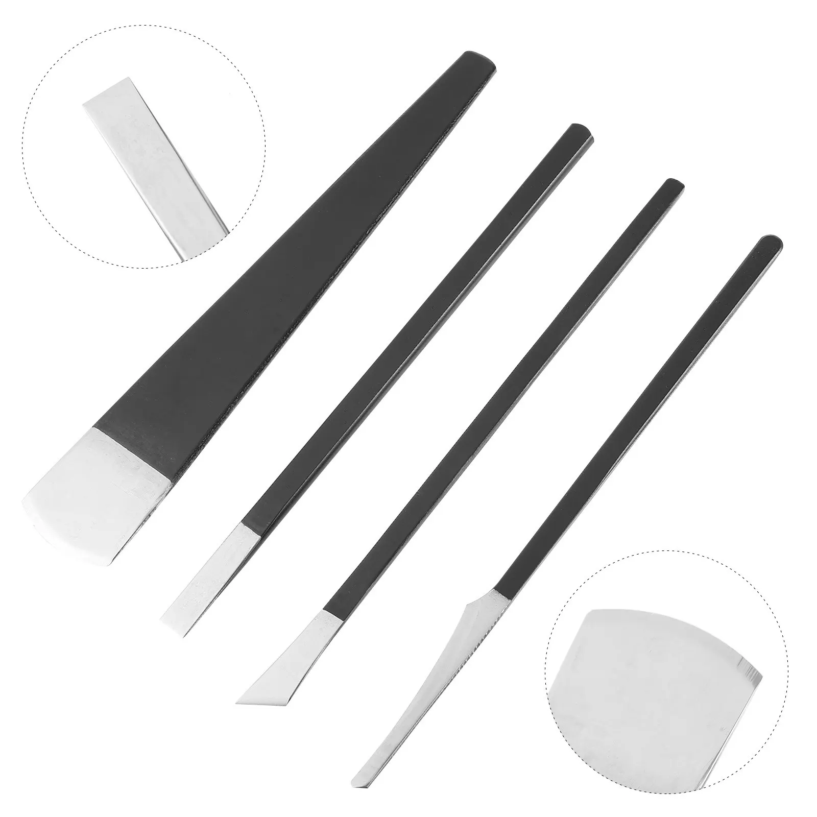 4Pcs Foot Peeling Tool Set Callus Remover Dead Skin Trimmer Pedicure Foot Care Grinding Tool for Smooth Heels Feet Rasp