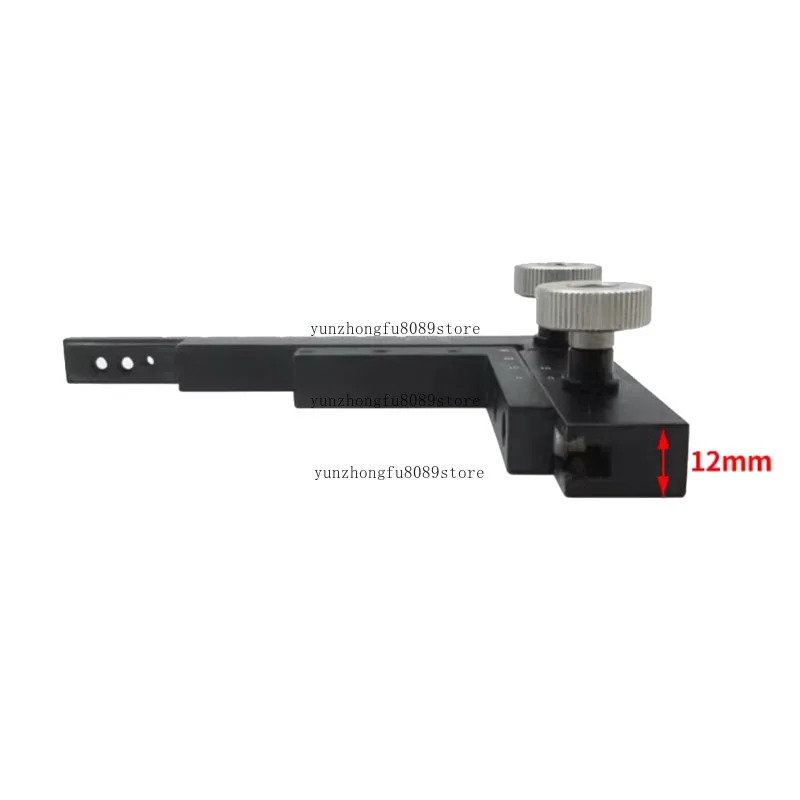 Aluminum Alloy X‑Y Axis Microscope Moving Stage Precision Micrometer Adjustable Slide With Scale for Sample Positioning Work
