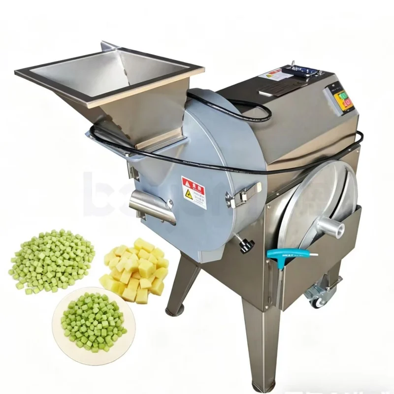 Small Vegetable Grinder Onions Cutting Machine Industrial Fruit Vegetable Cutter Chopper Slicer Dicer Processing Machines