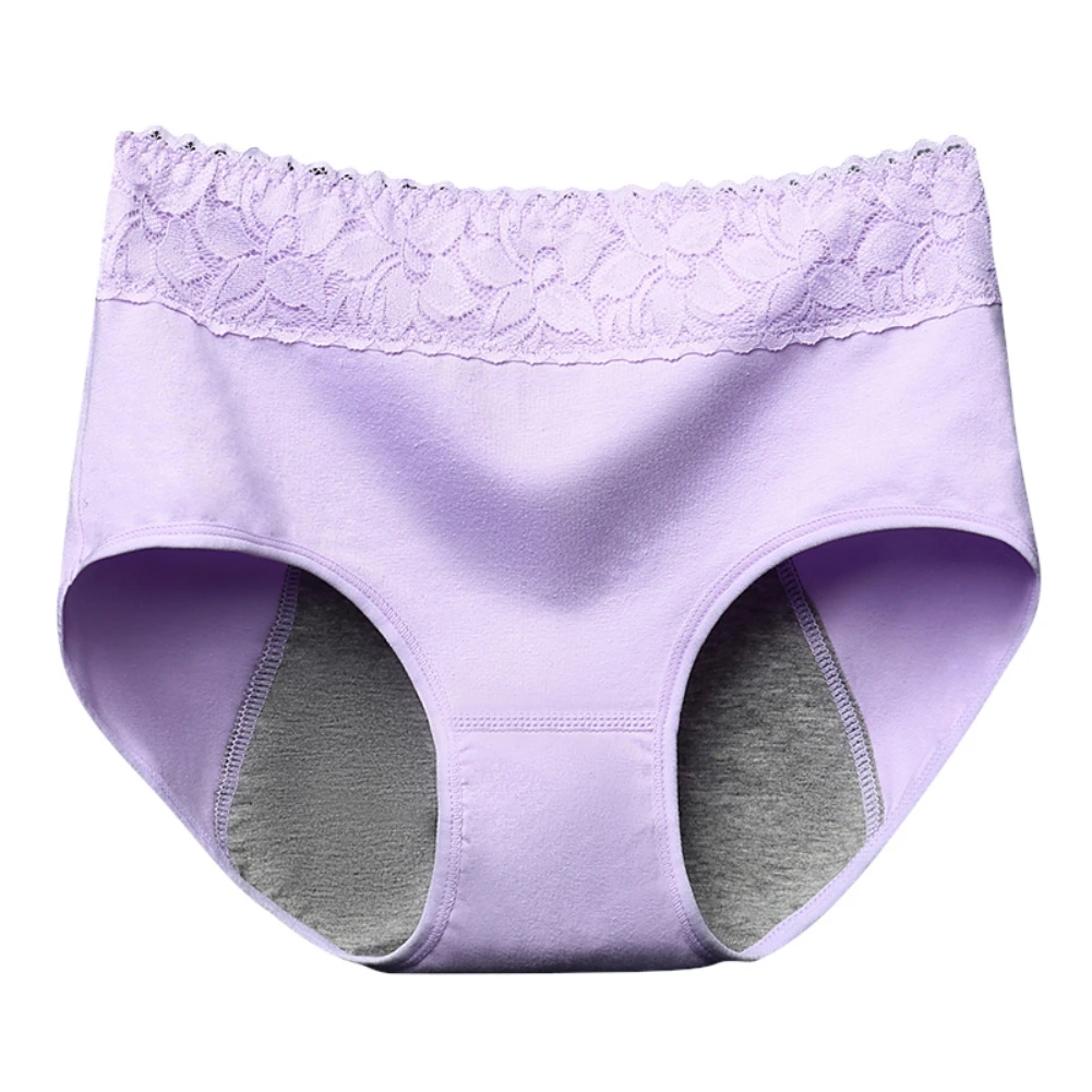 Female Physiological Pants Leak Proof Menstrual Women Underwear Period Panties Cotton Health Seamless Briefs Warm Stretch Panti