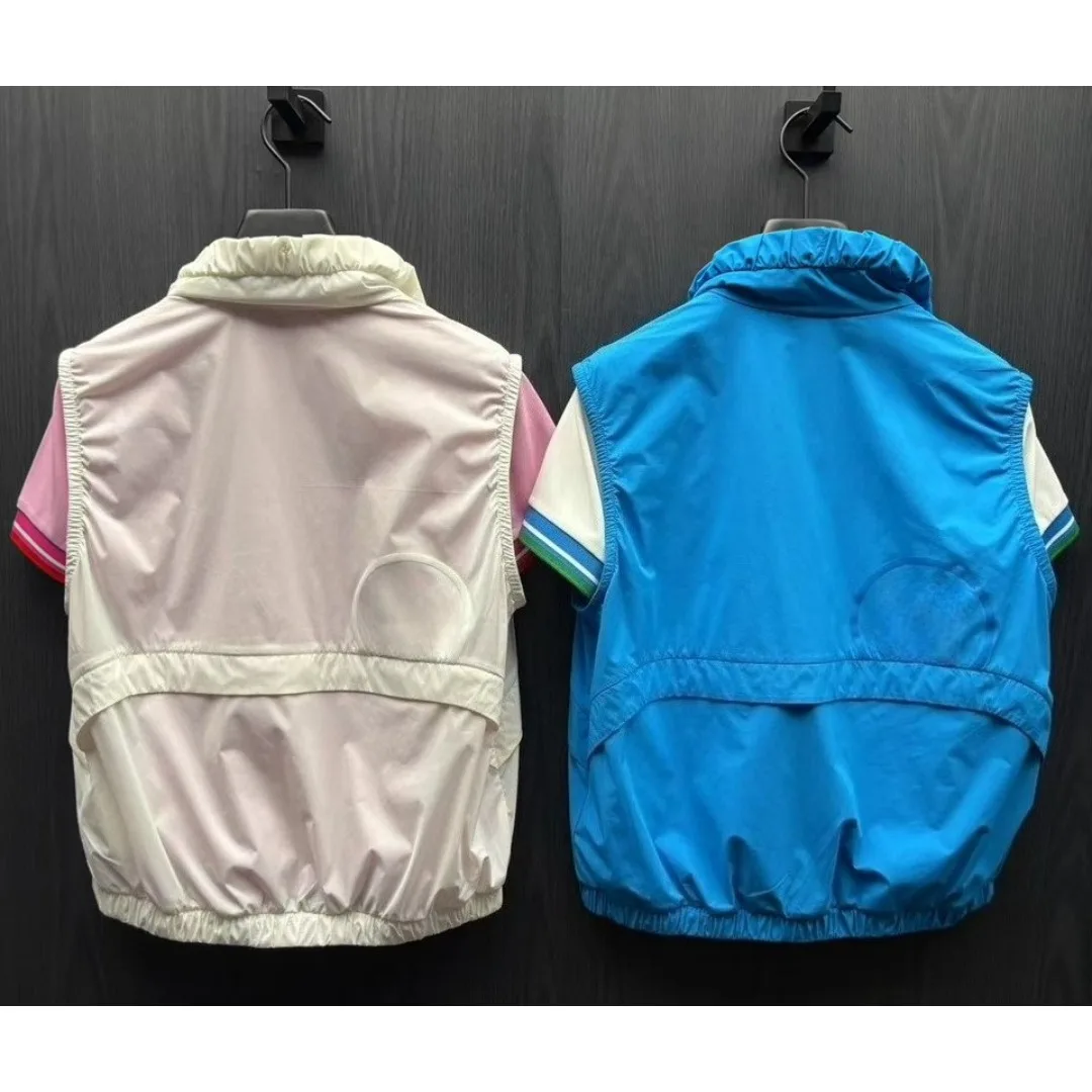 Women's Golf Vest 2026 Fall New Korean Style Lightweight UV Protection Windproof Brightening Versatile Slimming Outdoor Baseball