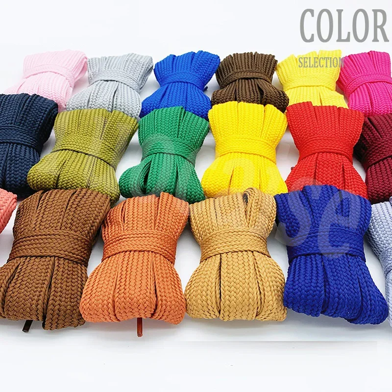 1Pair 2cm Wide Flat Shoelaces Hollow Colored High Quality Soft Laces Board Shoes Canvas Shoes for Sneakers Sports Shoes Shoelace