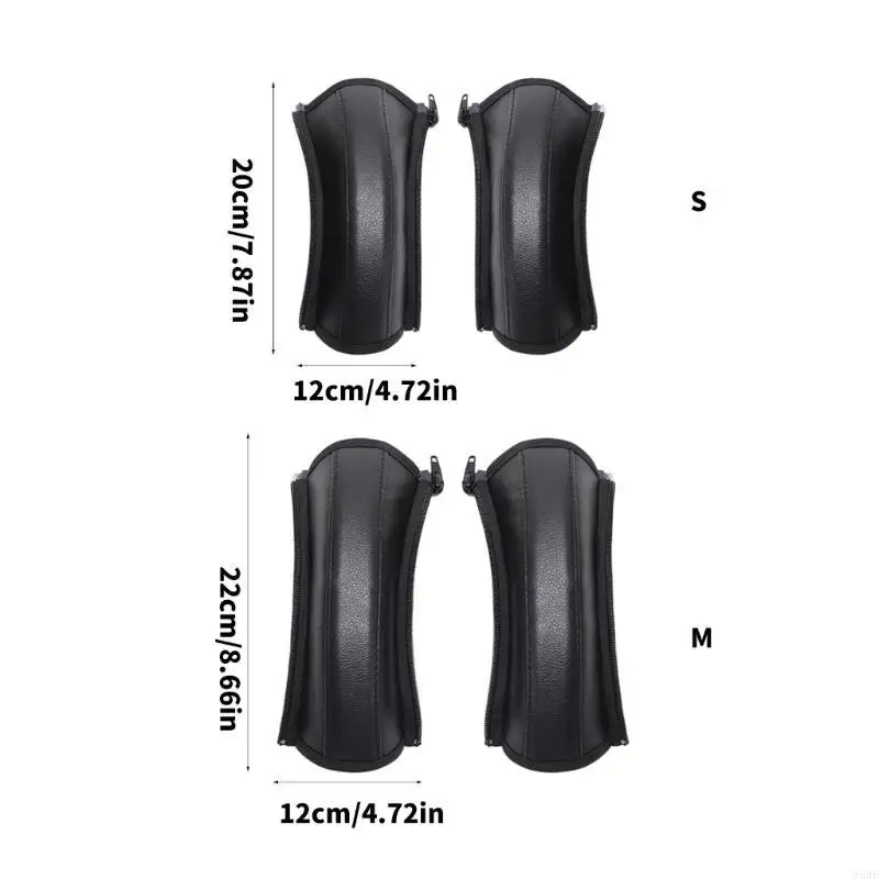 95ae couro do plutônio carrinhos bebê braço capa recém-nascidos carrinho alça pára-choques manga guiador caso protetor pram