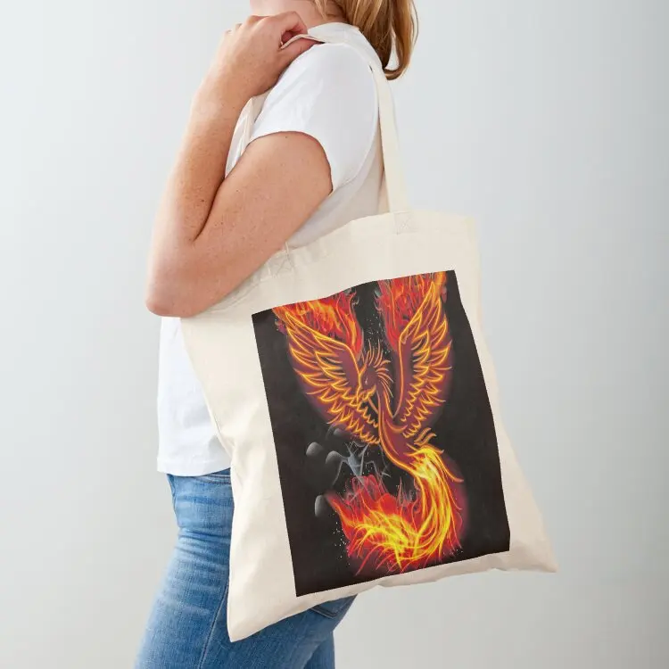

PHOENIX BIRD  Things for personal use and gifts / Theme: Birds, Animals, Firebird, Reborn, Fantasy  Tote Bag