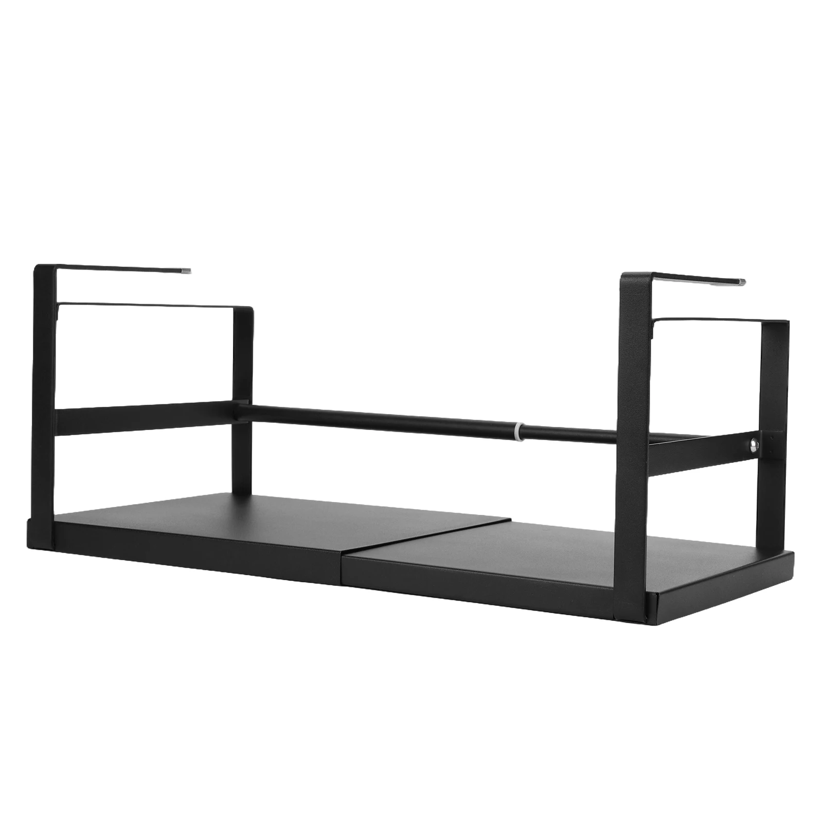 

Retractable Storage Shelf Seasoning Bottle Storage Rack Expandable Under Shelf Storage Rack for Kitchen Pantry Laundry Bathroom