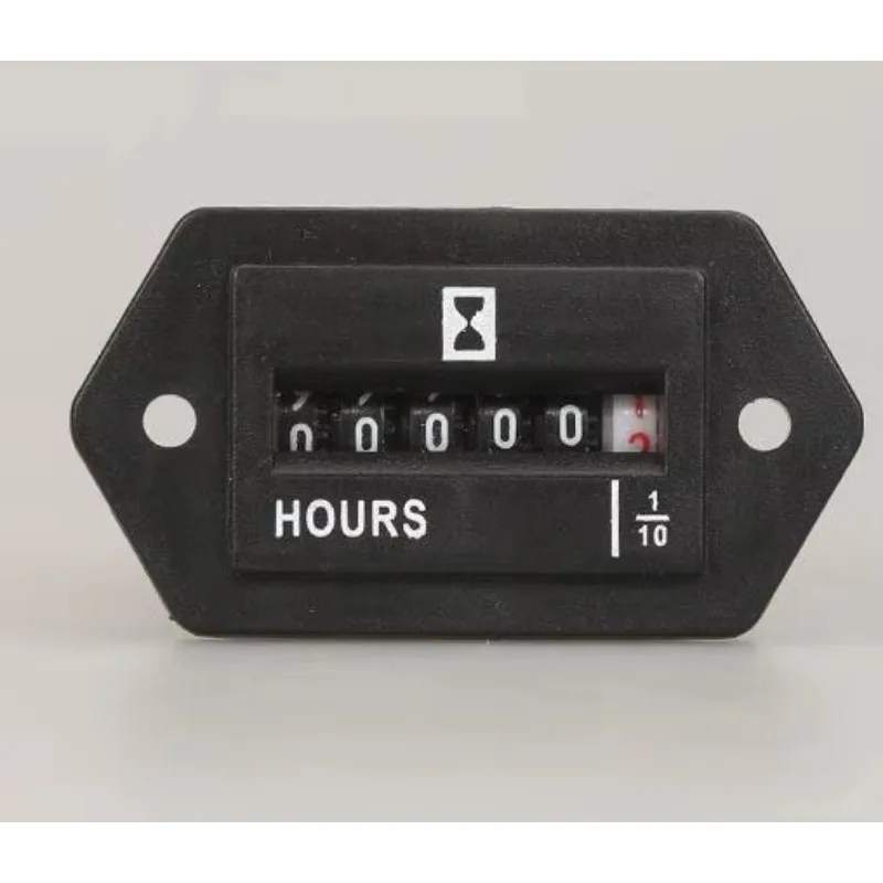 

Hour meter counter mechanical display meter for motors using 6 digits AC110-250V