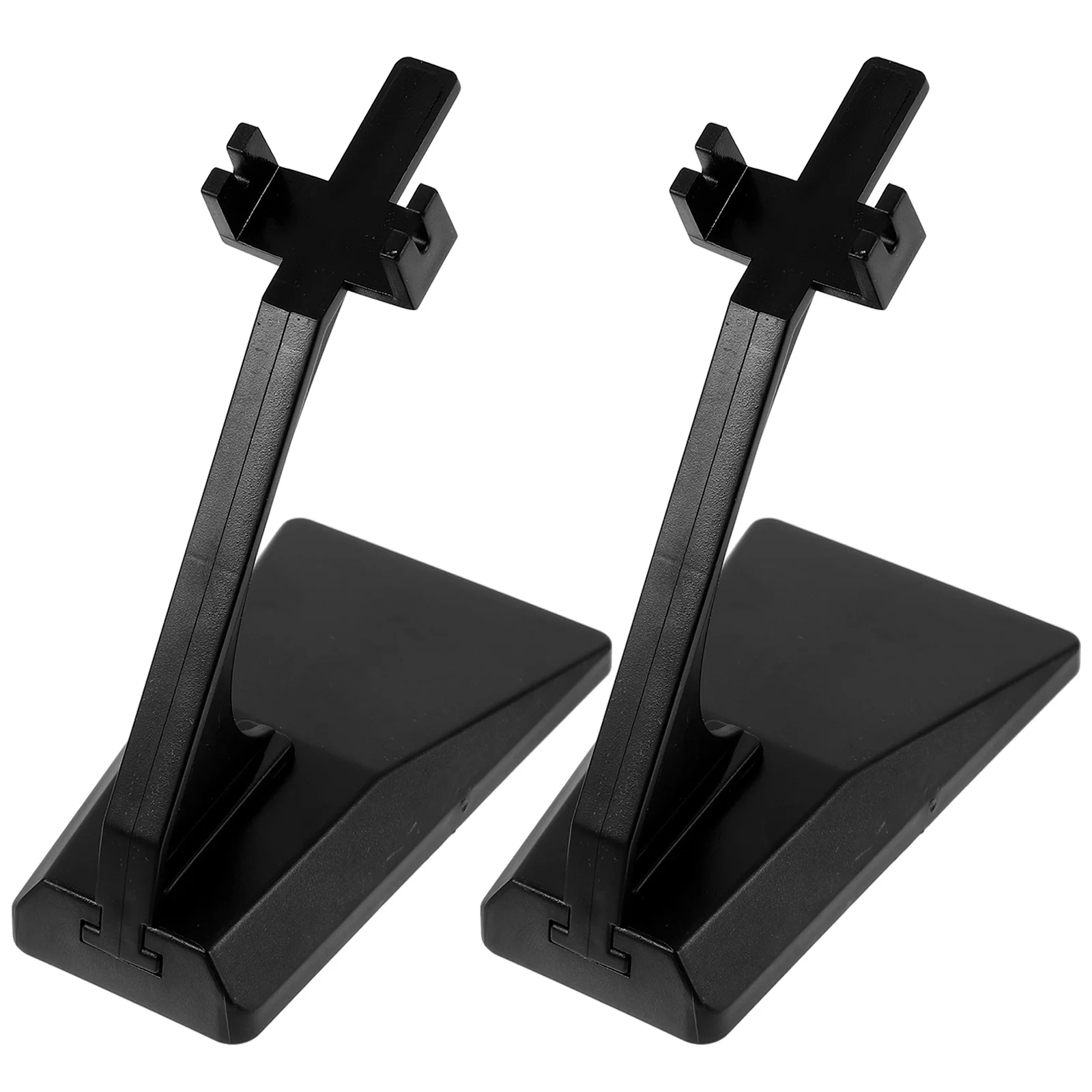 2 Pcs Aircraft Model Display Stand Lightweight Bracket Easel Holder for Home Office Decor Airplane Toy Showcase Plastic Stands