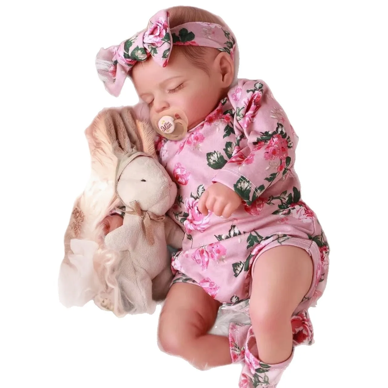 دمية ولادة جديدة من الفينيل الواقعية مقاس 18 بوصة، دمية أطفال لطيفة ونابضة بالحياة، هدية للأطفال