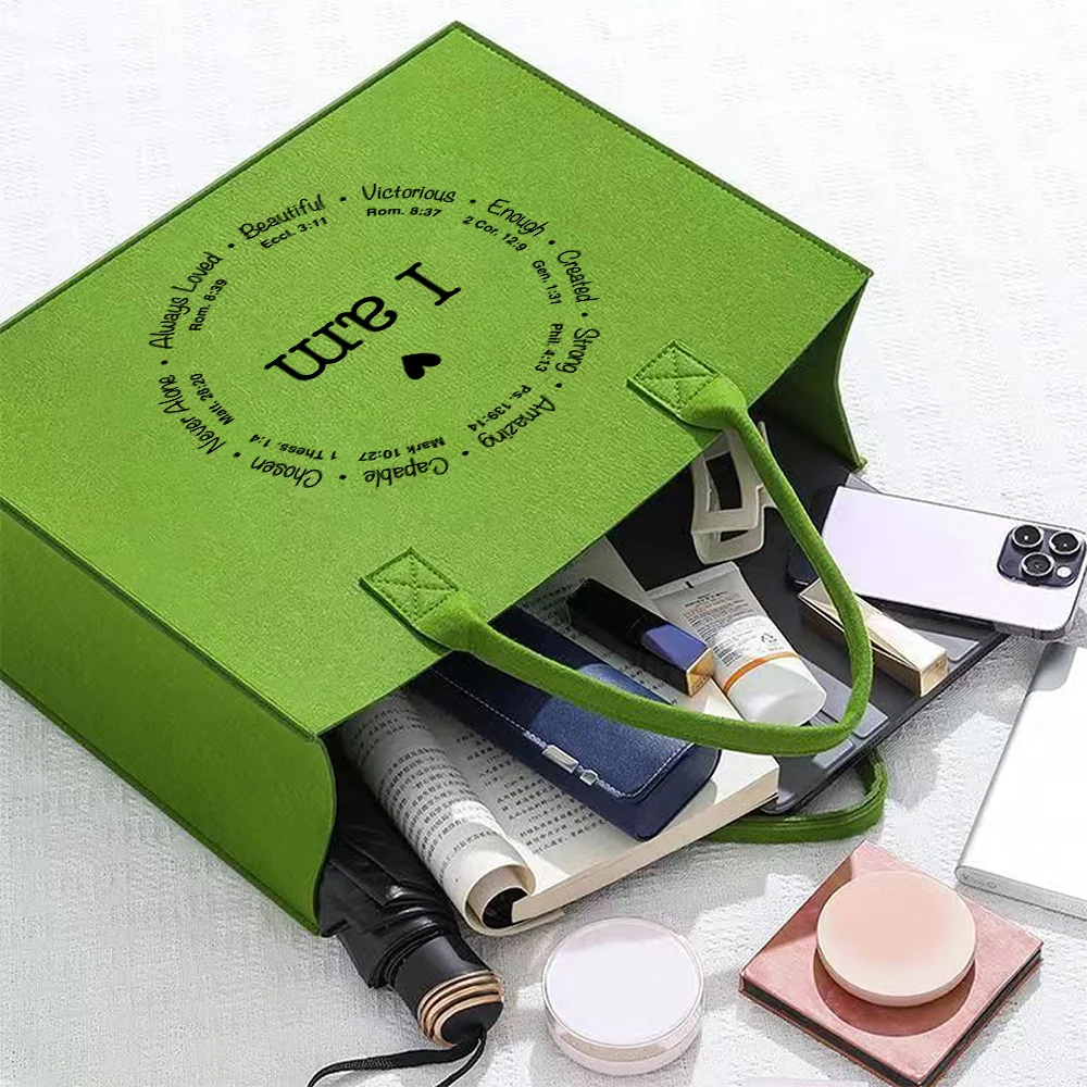 

Fashion Large Capacity Women's Felt Handbag, Tote Bag Messenger Bag Shoulder Bag - Commuter Crossbody Bag Shopping storage bag