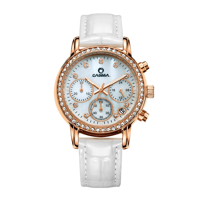 

Часы CASIMA для пар, простые модные модные часы, универсальные водонепроницаемые светящиеся женские кварцевые часы, модель SP-2603-1005