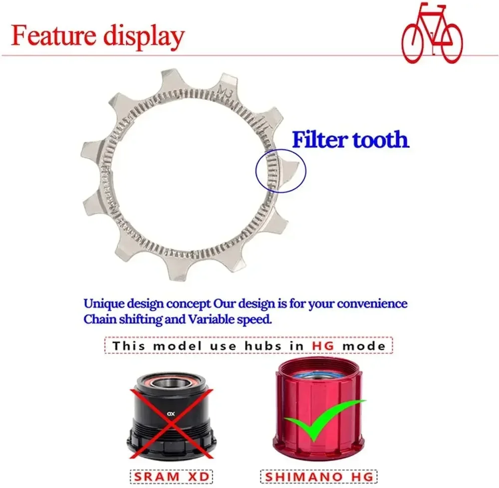 SUNSHINE MTB Cassette 8 Speed 8V K7 11 46 Mountain Bike 8s Freewheel Steel Flywheel Bicycle Sprockets Parts for M310 Tx35