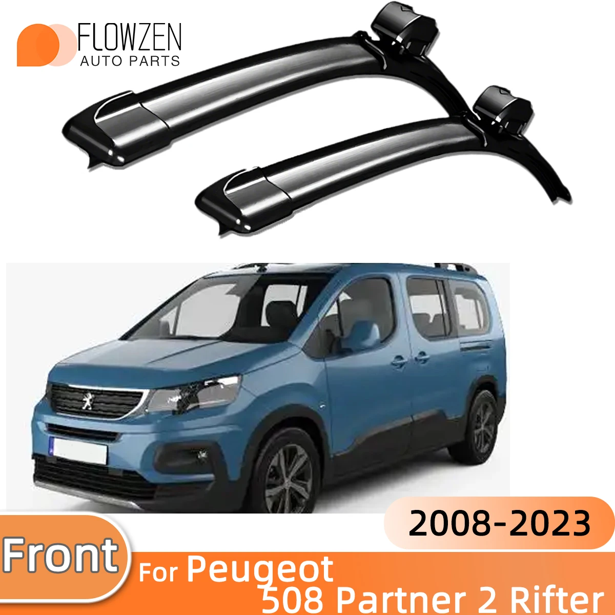 2/4 SZT. Pióra Wycieraczek Samochodowych do Peugeot 508 Partner 2 Rifter 2008-2023 Przednie Pióra Wycieraczek Szyby Przedniej