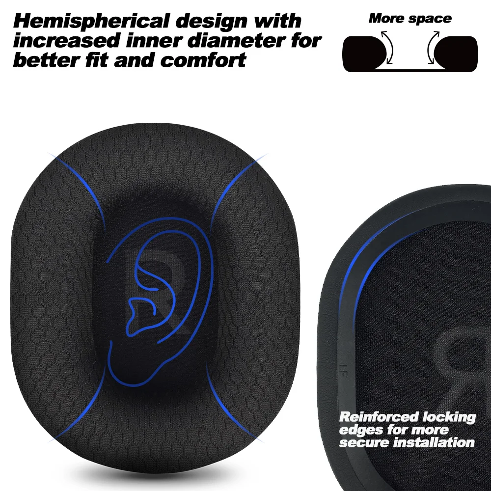 Pengganti untuk CORSAIR HS55 HS55 PRO HS65 ikat kepala bantalan telinga Earphone bantalan Protein headphone