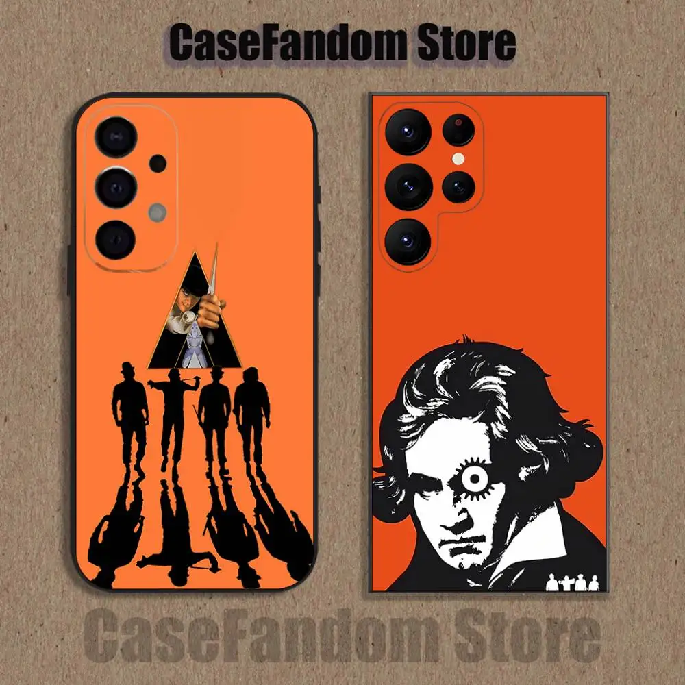 

A C-Clockwork O-Orange Phone Case For Samsung S26,S25,S24,S21,S22,S23,S30,Ultra,S20,Plus,Fe,Lite,5G Black Cover