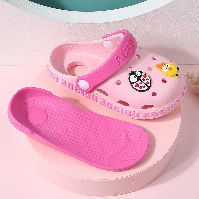 Cute Non-slip girls sandals garden shoes cartoon child baby sandals summer kids slippers high quality beach kids sandals