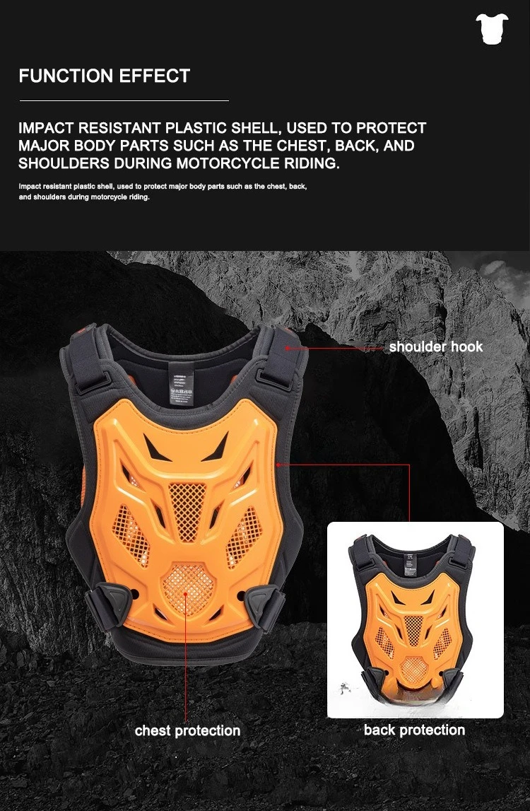 Motorcycle Armor Clothing Off-Road Riding Protector Chest Protector Anti-Drop Vest Woodway Locomotive Rally Racing Rider
