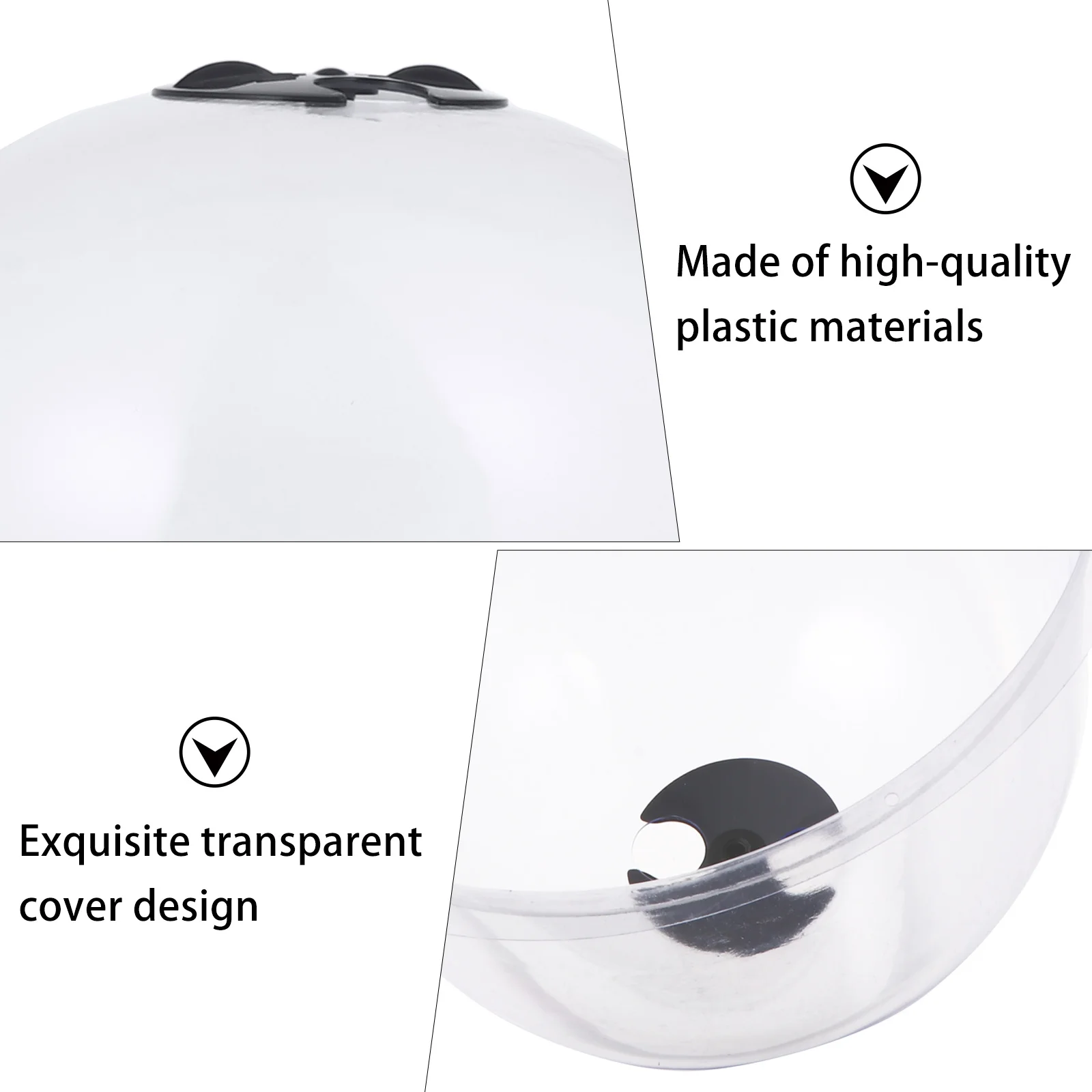 

6pcs Plant Dome Cover Kit Clear 18 Ground Nails 10 Labels Garden Plant Protection Frost Uv Resistant Reusable