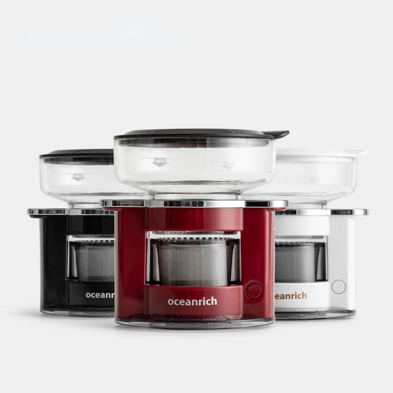 Oceanrich Ouxinliqi التلقائي دليل صانع القهوة S2 ترقية المحمولة الذكية الروتاري استخراج إبريق قهوة