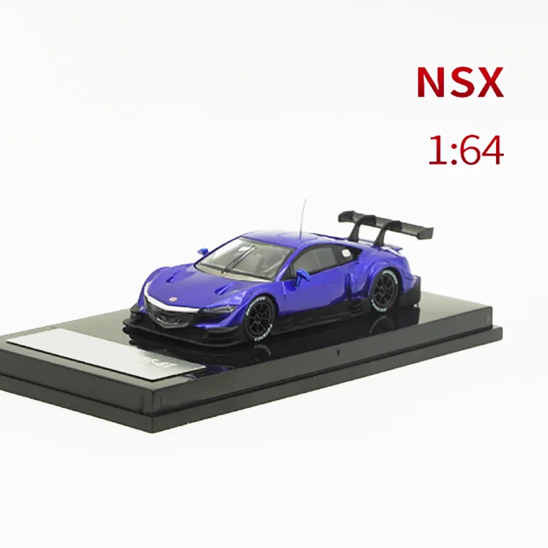 

Литой под давлением масштаб 1:64, сплав NSX GT500, модель спортивного автомобиля, готовый продукт, имитация коллекции игрушек, статическая модель, орнамент
