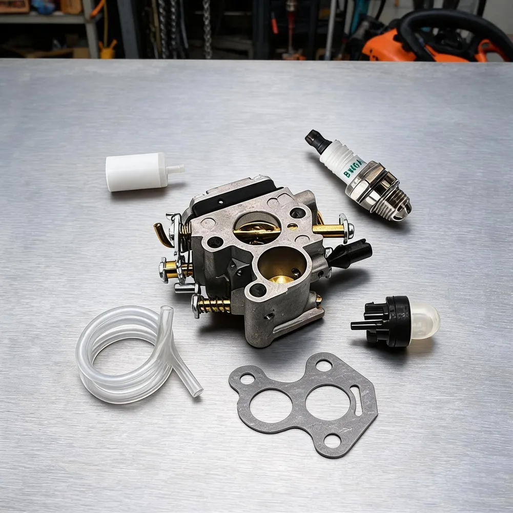CS2234 CS2238 CS340 Carburetor Kit For McCulloch Chainsaw Engine Parts Replacement Fuel System Repair Tool Set