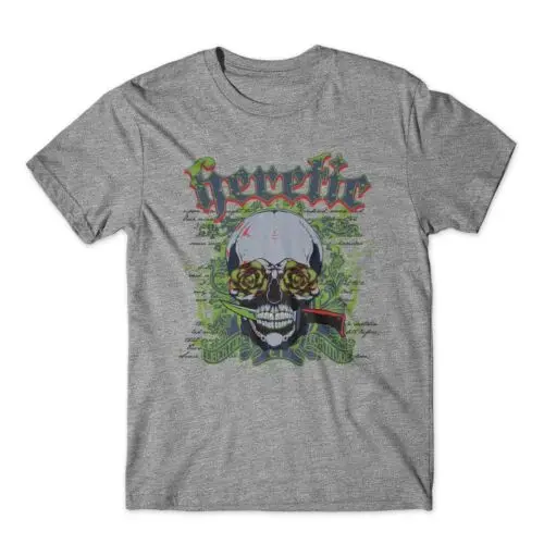 Heretic 2 T-Shirt. Skull Shirt 100% Cotton Premium Tee New