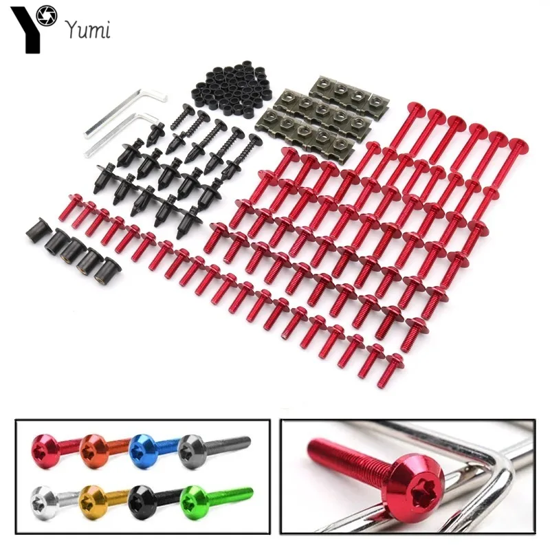 

Motorcycle Accessories Fairing Bolt Screw Fastener Fixation For Yamaha YZFR6 YZF-R3 YZF R15 YZFR25 MT-07 MT-09 MT-10 MT-01 MT-03