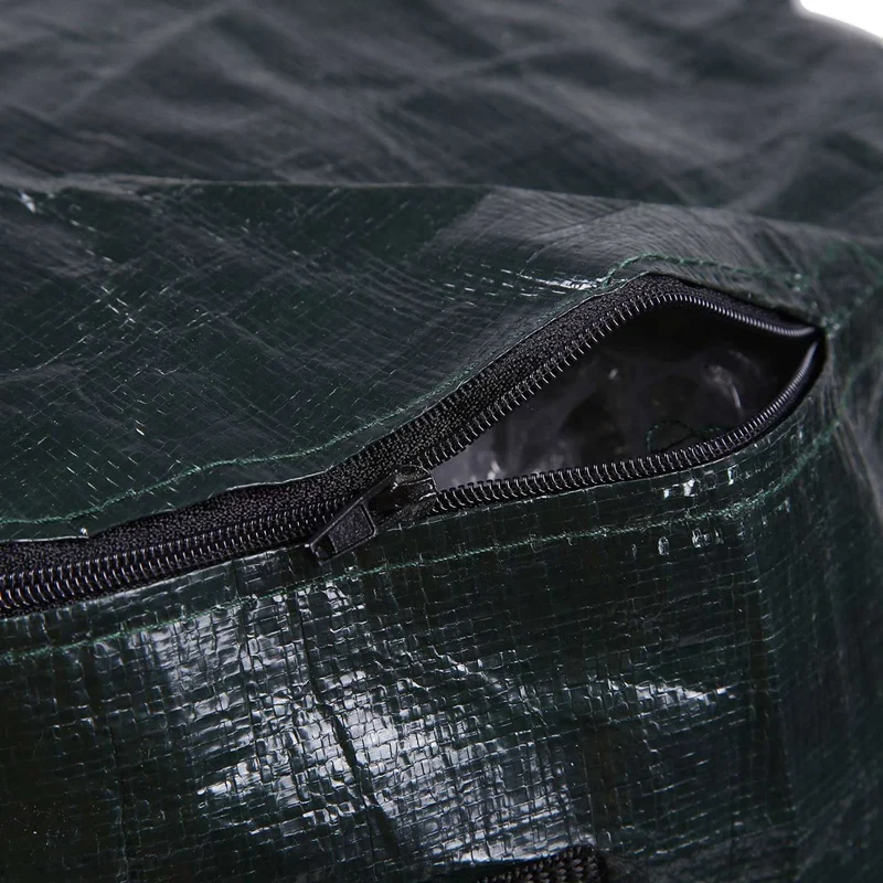 Organic Waste Kitchen Garden Yard Compost Bag, Ambiental PE Plantador de pano, Eliminação Compost, Novo, 2X