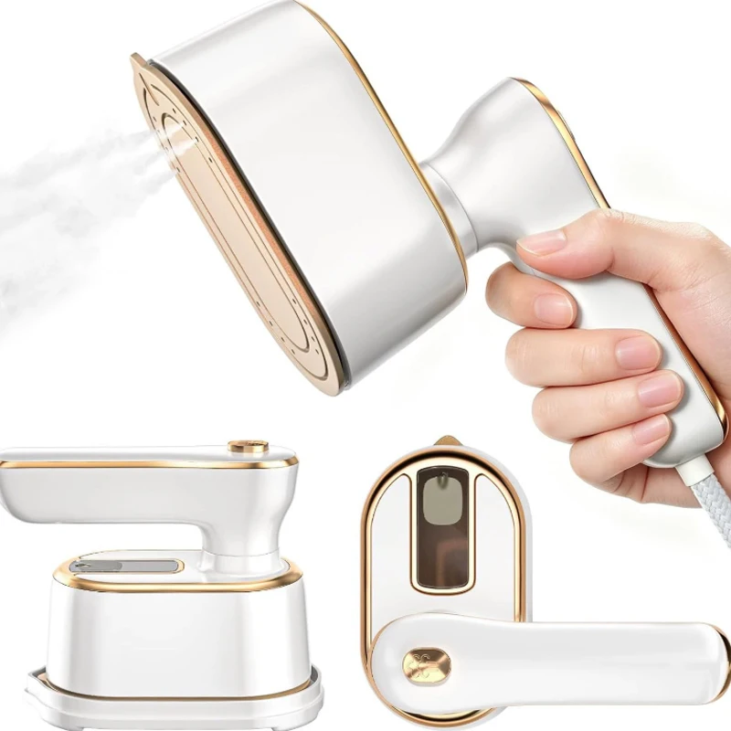 Portable Foldable Steam Iron 1000W High Power Clothes Hanging Ironing Machine Home Travel Steam Iron Ironing Machine 100ML