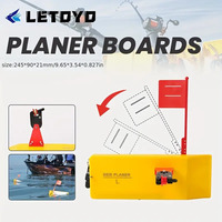 2pcs Letgo Dual-Sided Fishing Planer Board Kit – Durable ABS, Compact Design | Starboard/PortSide Tackle Accessory