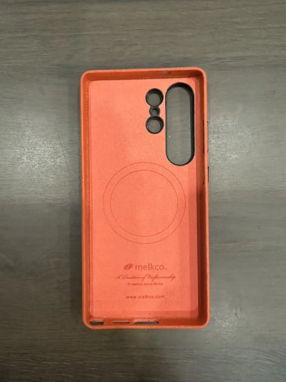 Etui Melkco ze 100% prawdziwej skóry do Samsung Galaxy S24 S25 S26 Ultra Plus S26+ - Luksusowe, modne etui biznesowe ze skóry bydlęcej — zdjęcie produktu 7