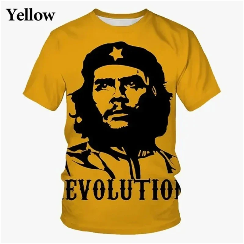 New Revolutionary Characters Che Guevara 3D printed T-shirt casual top short sleeved men\'s T-shirt street wear