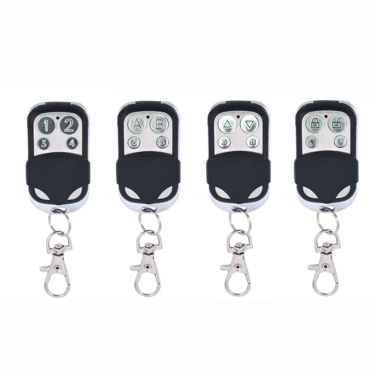 Universal 4 Buttons Garage Door Opener Remote Control 433MHZ Clone Fixed Learning Code For Gadgets Car Gate Garage Door
