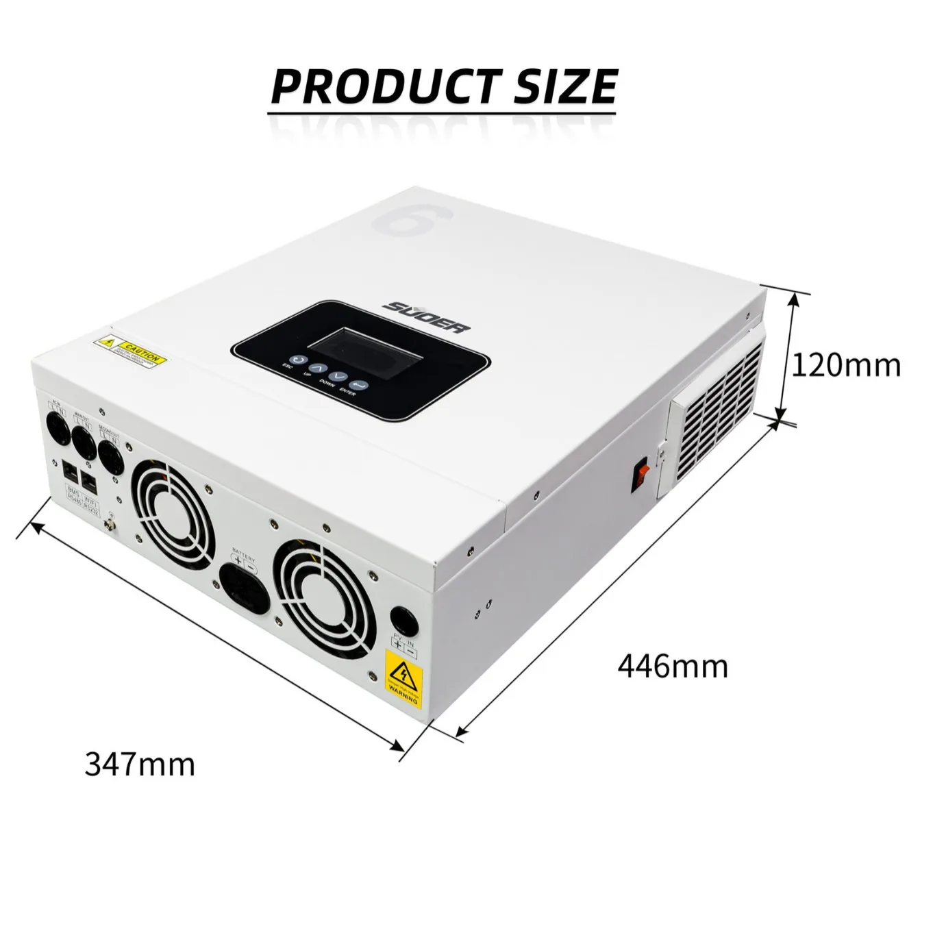 VMS-V-6.2K-48-H 6.2kw النظام الشمسي الهجين العاكس المنزل الهجين نظام الطاقة الشمسية