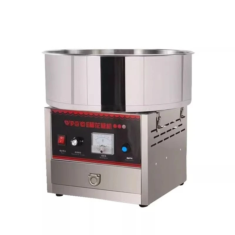 

Коммерческая машина для производства сахарной ваты из нержавеющей стали на тележке для уличных ярмарок, карнавалов и торговли