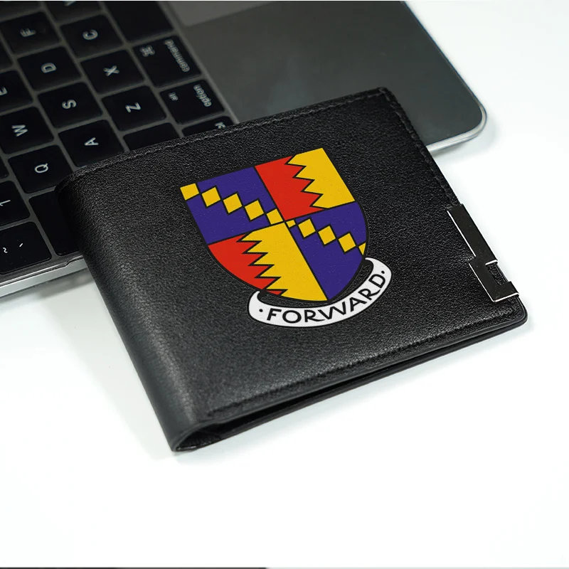 FORWARD Crest Logo Кошелек из искусственной кожи Мужской тонкий визитница Легкий прочный модный дизайн Минималистичный стиль