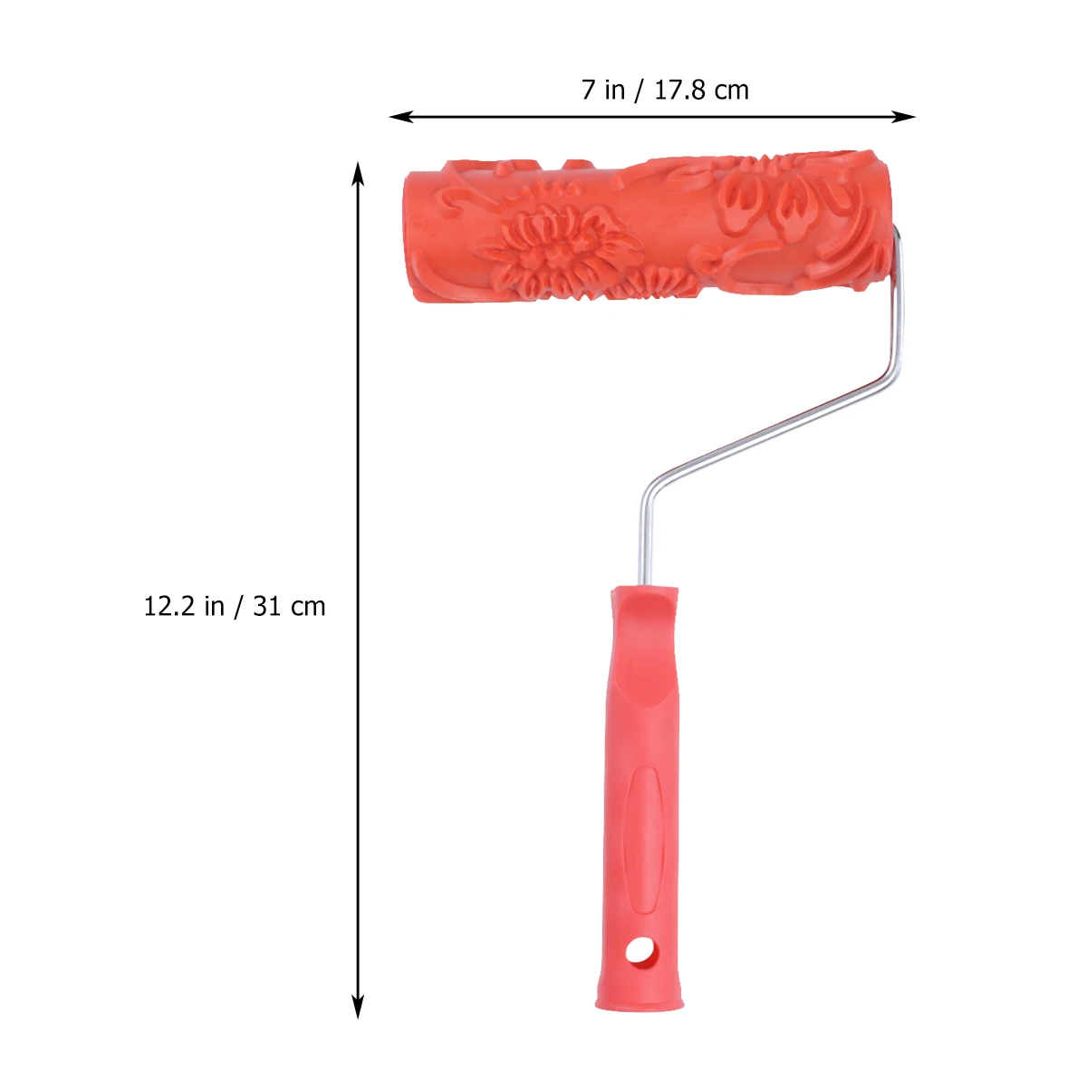 

Embossing Roller Wall and Furniture Decoration Rubber Paint Brush Wallpaper Tool Grain Printing