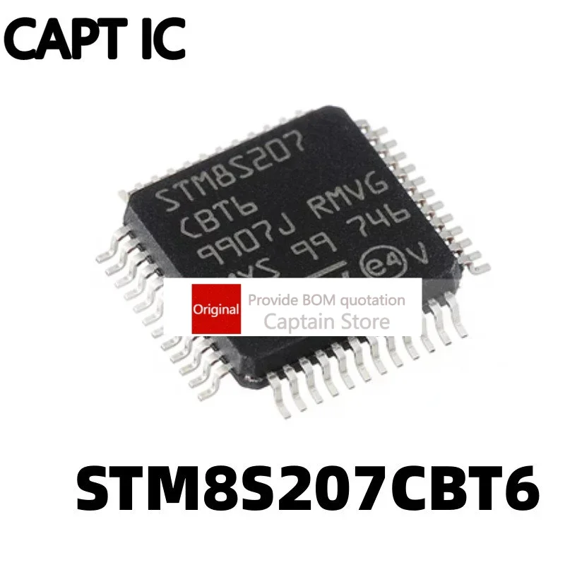 5PCS STM8S207CBT6 LQFP48