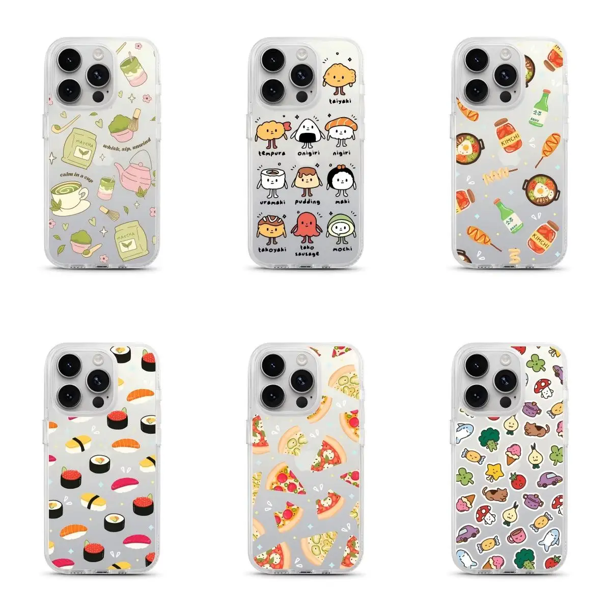 HOT Phone Case For Samsung Galaxy S26 S25 S24 S23 S22 S21 S20 FE Note20 Note10 Edge Plus Ultra Lite 5G Cartoon Food