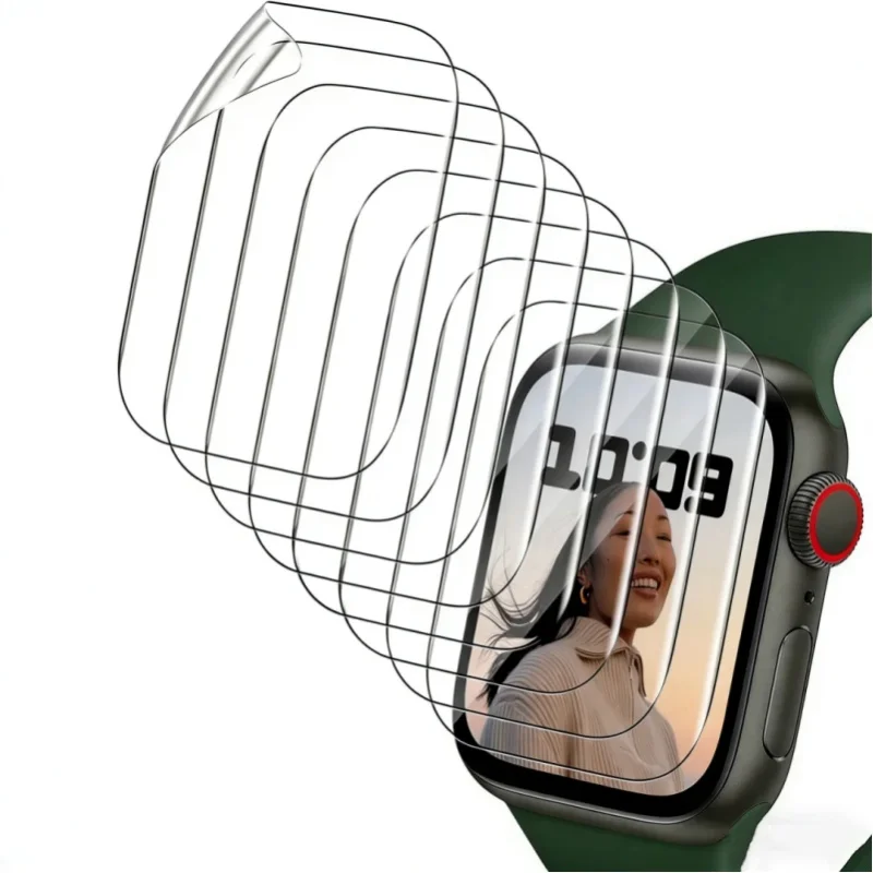 Hydrogel-Folie für Apple Watch 11 10 46mm 42mm 5 6 SE 3 40 44 42 38MM Displayschutz für Apple Watch Ultra 49MM 7 8 9 41MM 45MM