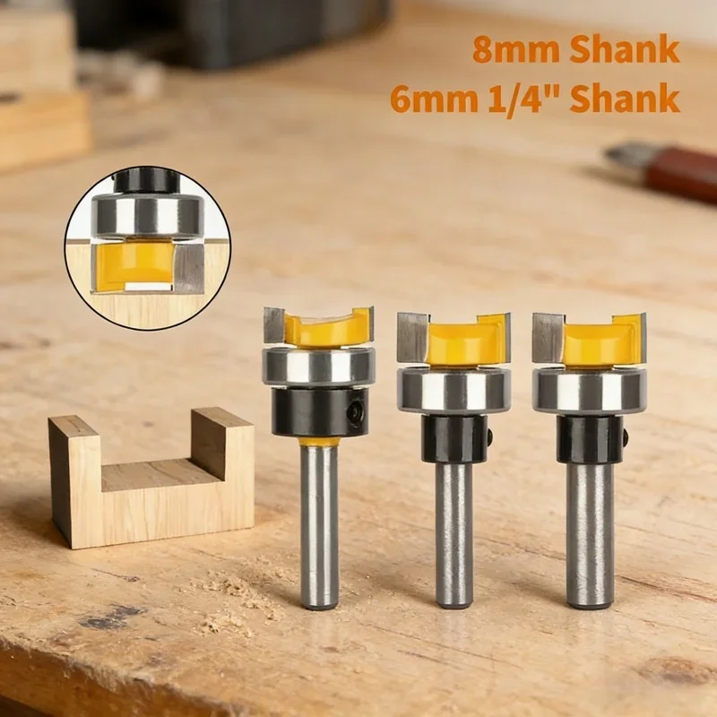 

Фрезы концевые твердосплавные 6 мм, 6,35 мм, 8 мм, D19,05 мм для обработки дерева, фрезерные инструменты для формовки и резки древесины