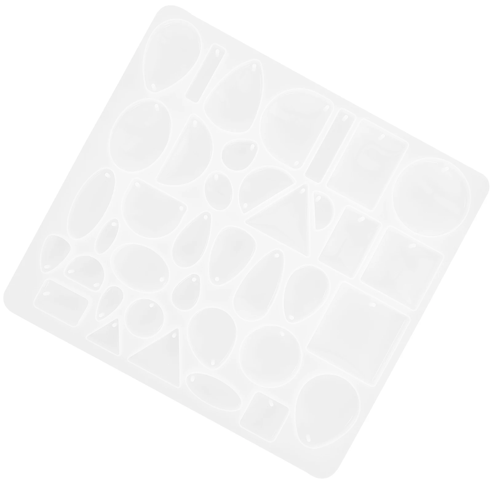 

Pendant Mold Silicone DIY Craft Epoxy Resin Jewelry Making Hanging Adornment Earring Necklace Charm Flexible Reusable