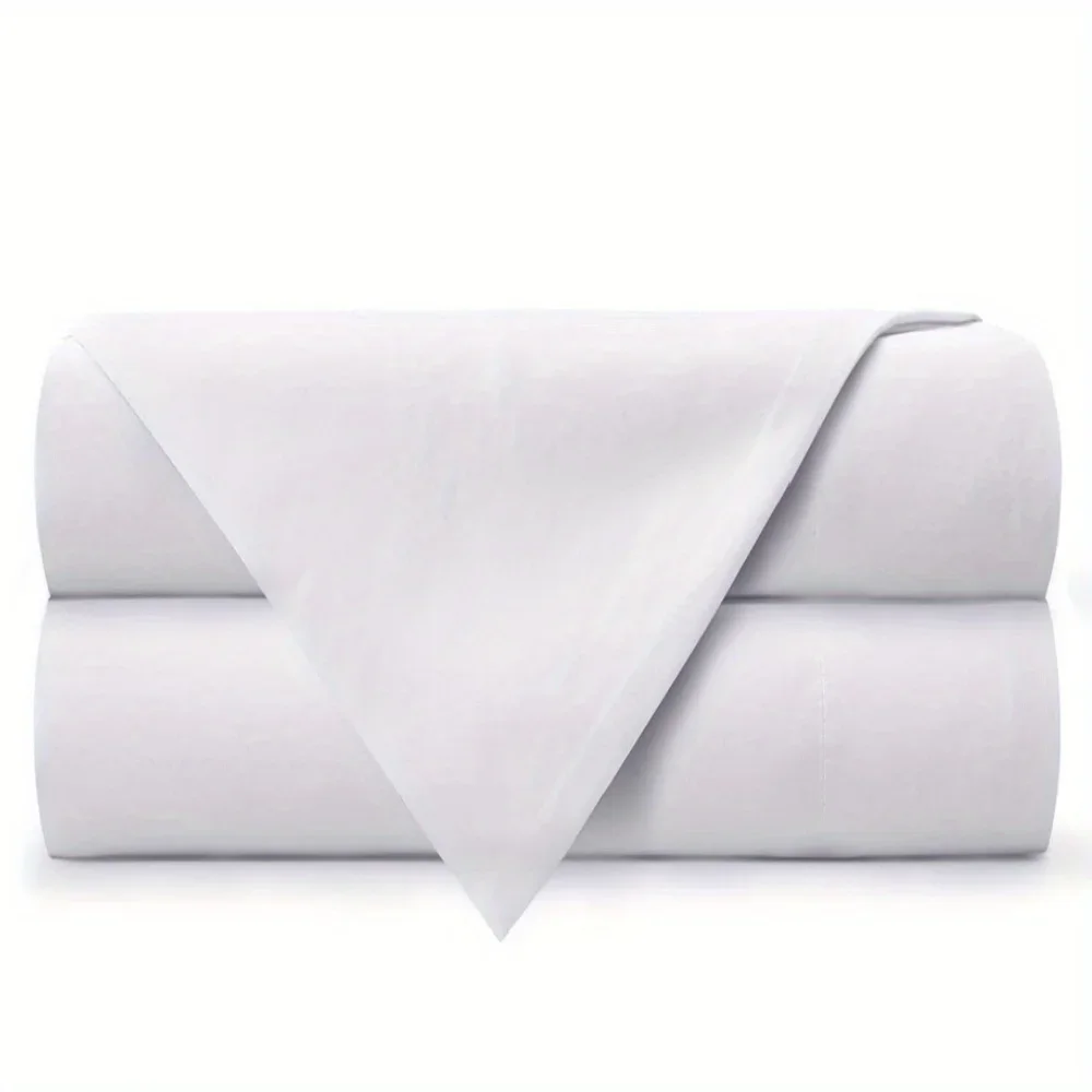 Microfiber Flat Sheet 90g - Soft Sanded Fabric Breathable, Active Printing, Wrinkle-Free , Easy Care Single Bed Sheet