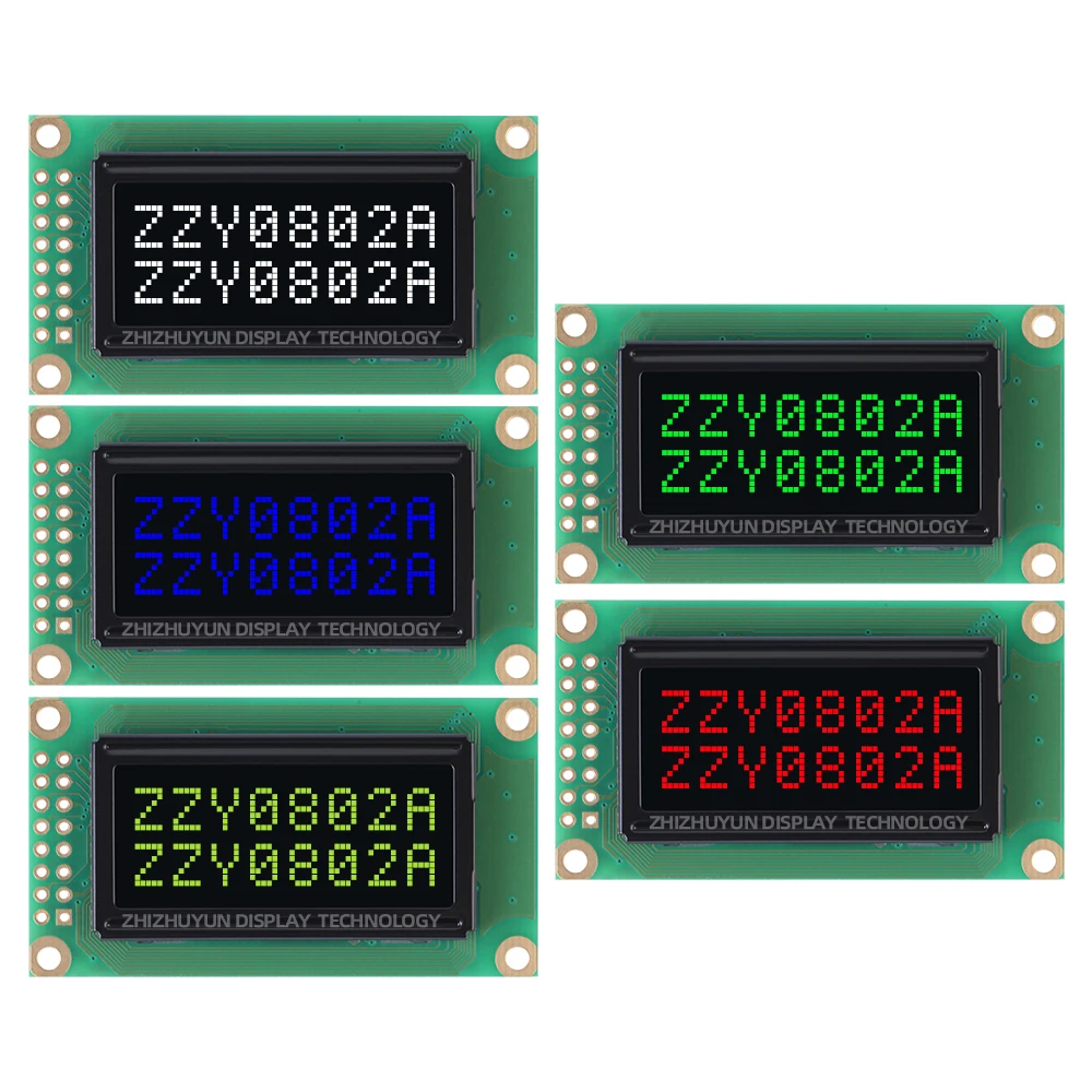 Imagem -06 - Tela Oled Preta Compatibilidade de Interface Paralela Esquerda 0802 Temperatura de Trabalho40 Mais 80 802 Eh0802a Amarelo na