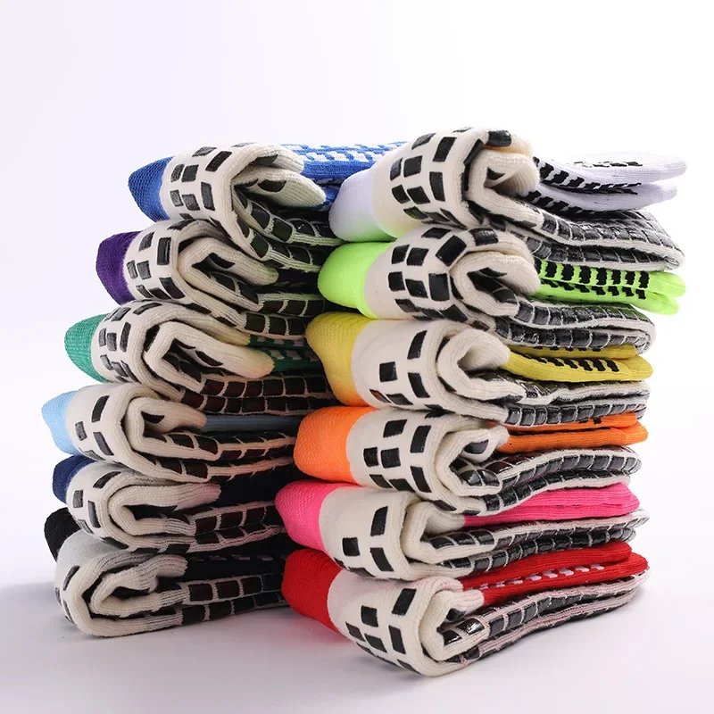 1 Pairs Anti-Slip Soccer Socks Men Women Outdoor Sports Grip Football Basketball Tennis Rugby