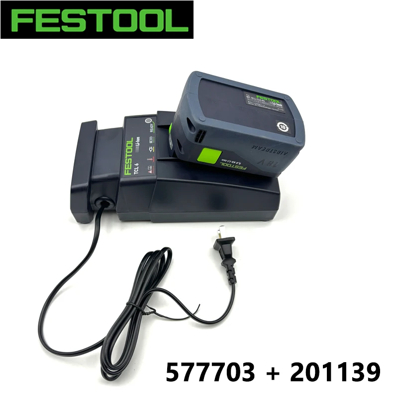 Imagem -06 - Bateria Compacta Festol Highpower Carregador Tcl para Bateria de 10.8 v a 18 v Bateria 3ah5ah