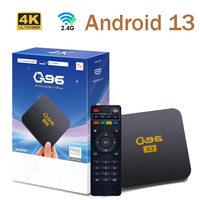 Q96 X3 Smart TV Box Android 13 Allwinner H313 Quad Core HD 4K 2.4G WIFI Media Player Set Top Box Home Theater TV Box