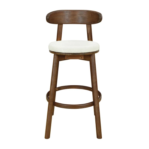 

#Modern Adjustable Round Cushion Bar Stools With Iron Base For Home Bar & Commercial Use